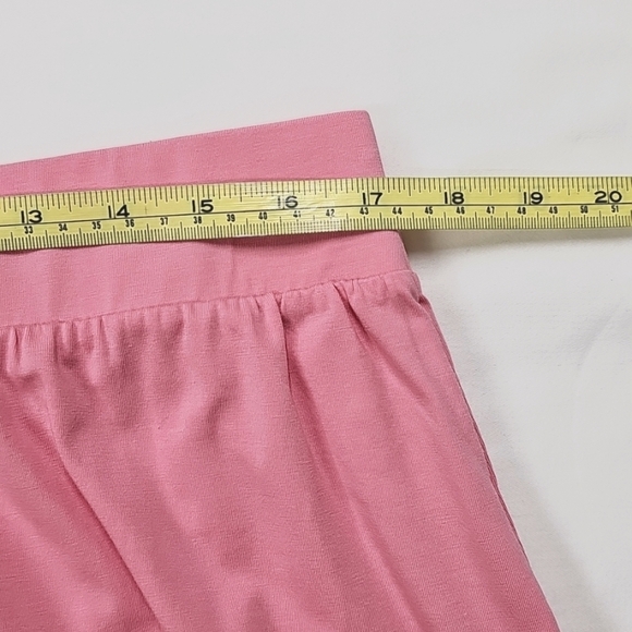 Lands End Color Block Tiered Skirt, NWOT, 1x, Orange Pink, Stretch - Picture 5 of 6